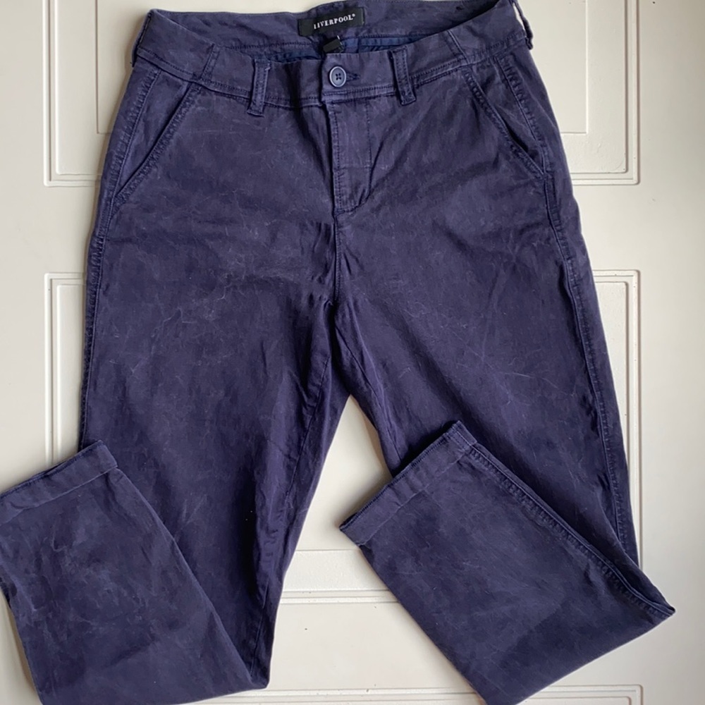 Liverpool Jeans Co. Girlfriend Chino Size 6 Blue
